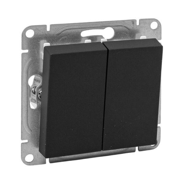 Выключатель 2-кл. СП Эпика механизм черн. EKF UP1-SWB-20 ТехноИмпульс