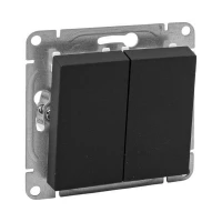 Выключатель 2-кл. СП Эпика механизм черн. EKF UP1-SWB-20 ТехноИмпульс