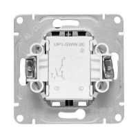 Выключатель 2-кл. СП Эпика механизм черн. EKF UP1-SWB-20 ТехноИмпульс