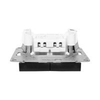 Выключатель 2-кл. СП Эпика механизм черн. EKF UP1-SWB-20 ТехноИмпульс