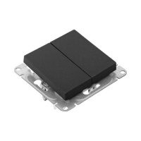 Выключатель 2-кл. СП Эпика механизм черн. EKF UP1-SWB-20 ТехноИмпульс