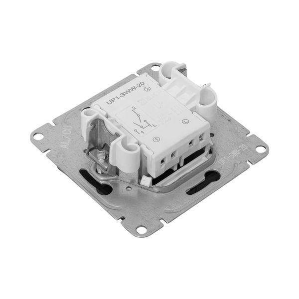 Выключатель 2-кл. СП Эпика механизм черн. EKF UP1-SWB-20 ТехноИмпульс