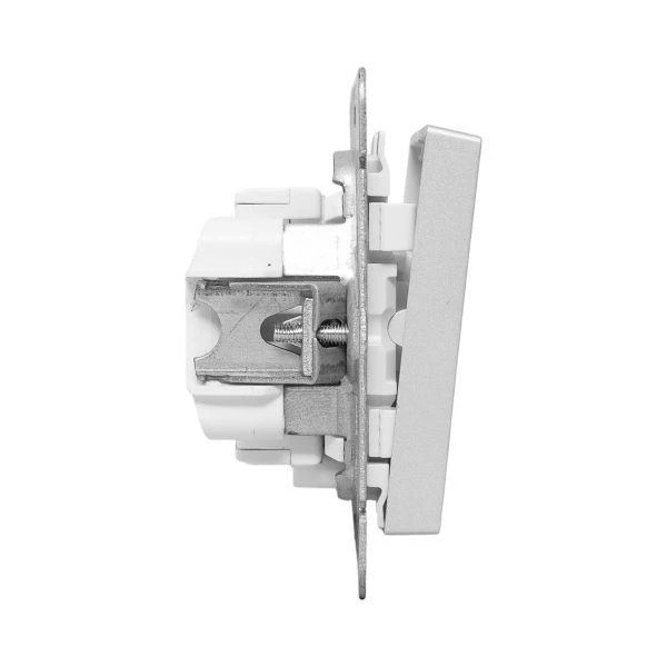 Выключатель 2-кл. СП Эпика с подсветкой механизм алюм. EKF UP1-SWA-24 ТехноИмпульс