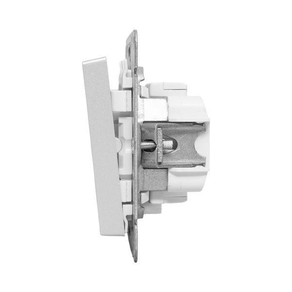 Выключатель 2-кл. СП Эпика с подсветкой механизм алюм. EKF UP1-SWA-24 ТехноИмпульс