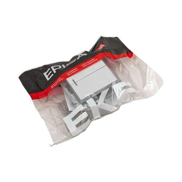 Выключатель 2-кл. СП Эпика с подсветкой механизм алюм. EKF UP1-SWA-24 ТехноИмпульс