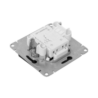 Выключатель 2-кл. СП Эпика с подсветкой механизм черн. EKF UP1-SWB-24 ТехноИмпульс