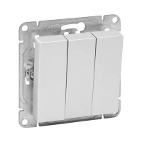 Выключатель 3-кл. СП Эпика механизм алюм. EKF UP1-SWA-31 ТехноИмпульс