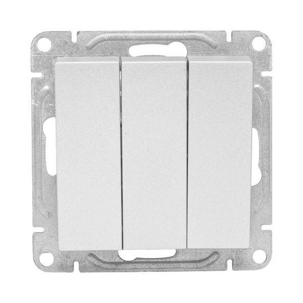 Выключатель 3-кл. СП Эпика механизм алюм. EKF UP1-SWA-31 ТехноИмпульс