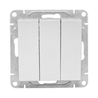 Выключатель 3-кл. СП Эпика механизм алюм. EKF UP1-SWA-31 ТехноИмпульс