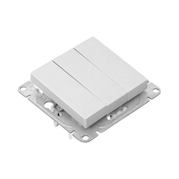 Выключатель 3-кл. СП Эпика механизм алюм. EKF UP1-SWA-31 ТехноИмпульс