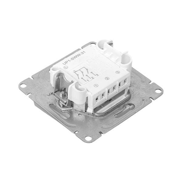 Выключатель 3-кл. СП Эпика механизм алюм. EKF UP1-SWA-31 ТехноИмпульс