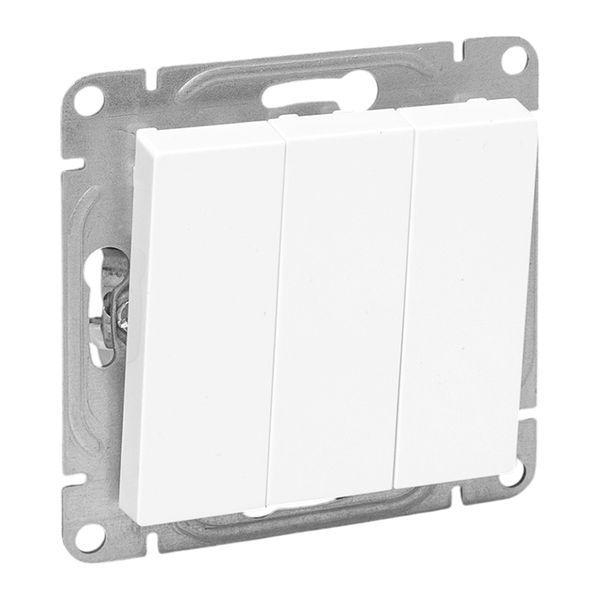 Выключатель 3-кл. СП Эпика механизм бел. EKF UP1-SWW-31 ТехноИмпульс