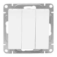 Выключатель 3-кл. СП Эпика механизм бел. EKF UP1-SWW-31 ТехноИмпульс