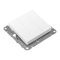 Выключатель 3-кл. СП Эпика механизм бел. EKF UP1-SWW-31 ТехноИмпульс