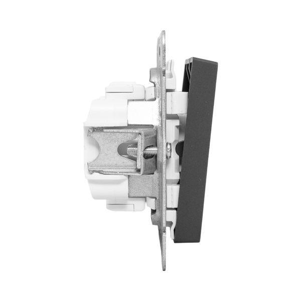 Выключатель 3-кл. СП Эпика механизм черн. EKF UP1-SWB-31 ТехноИмпульс