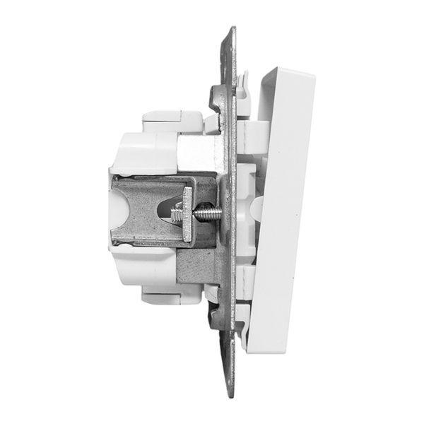 Выключатель перекрестный 1-кл. СП Эпика механизм бел. EKF UP1-SWW-12 ТехноИмпульс
