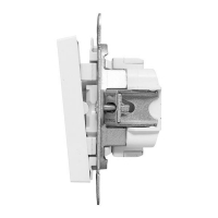 Выключатель перекрестный 1-кл. СП Эпика механизм бел. EKF UP1-SWW-12 ТехноИмпульс