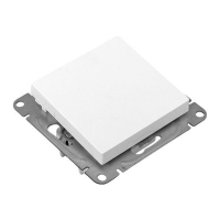 Выключатель перекрестный 1-кл. СП Эпика механизм бел. EKF UP1-SWW-12 ТехноИмпульс