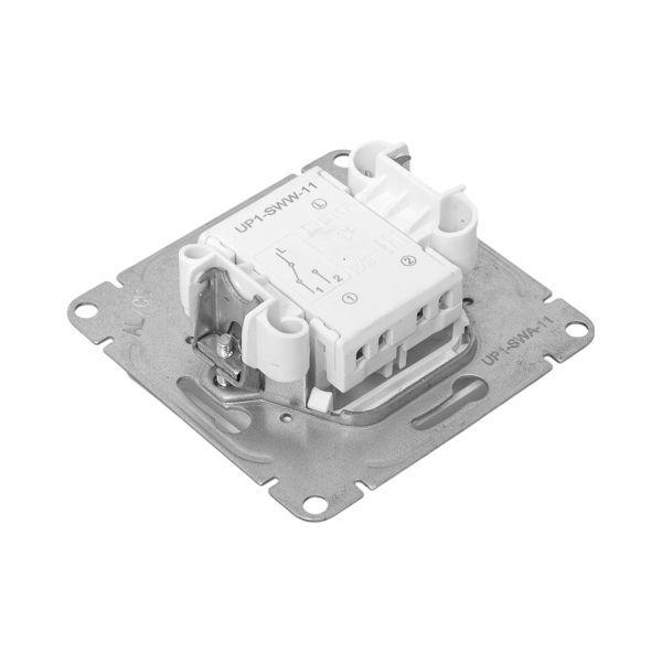 Выключатель проходной 1-кл. СП Эпика механизм алюм. EKF UP1-SWA-11 ТехноИмпульс