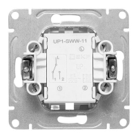 Выключатель проходной 1-кл. СП Эпика механизм бел. EKF UP1-SWW-11 ТехноИмпульс