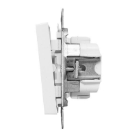 Выключатель проходной 1-кл. СП Эпика механизм бел. EKF UP1-SWW-11 ТехноИмпульс