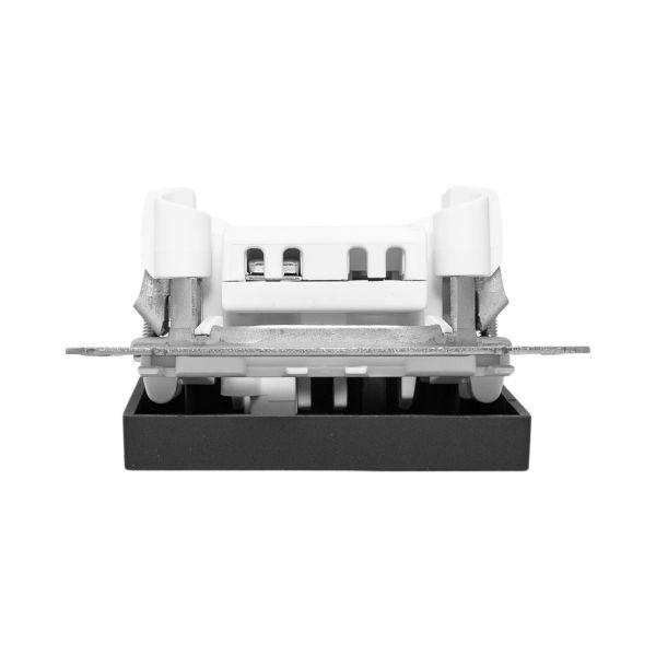 Выключатель проходной 1-кл. СП Эпика механизм черн. EKF UP1-SWB-11 ТехноИмпульс