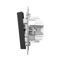 Выключатель проходной 2-кл. СП Эпика механизм черн. EKF UP1-SWB-21 ТехноИмпульс