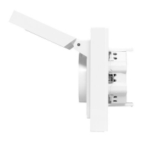 Розетка 2-м СП Эпика 16А IP44 с заземл. защ. шторки с рамкой с крышками механизм бел. EKF UP1-SOW-211-44 ТехноИмпульс