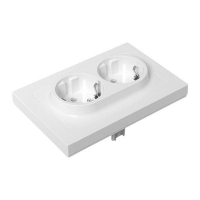 Розетка 2-м СП Эпика 16А с заземл. без защ. шторок с рамкой механизм бел. EKF UP1-SOW-210 ТехноИмпульс