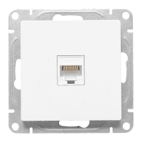 Розетка компьютерная СП Эпика RJ45 кат.5 механизм бел. EKF UP1-SOW-RJ45-5 ТехноИмпульс