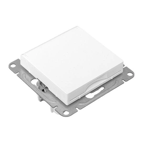Розетка СП Эпика 16А IP44 с заземл. защ. шторки с крышкой механизм бел. EKF UP1-SOW-111-44 ТехноИмпульс