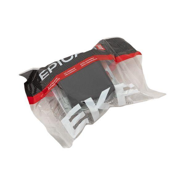 Розетка СП Эпика 16А IP44 с заземл. защ. шторки с крышкой механизм черн. EKF UP1-SOB-111-44 ТехноИмпульс