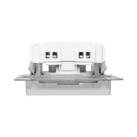 Розетка СП Эпика 16А без заземл. без шторок механизм алюм. EKF UP1-SOA-100 ТехноИмпульс