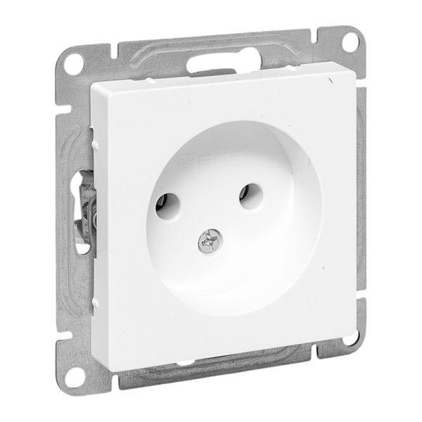 Розетка СП Эпика 16А без заземл. без шторок механизм бел. EKF UP1-SOW-100 ТехноИмпульс