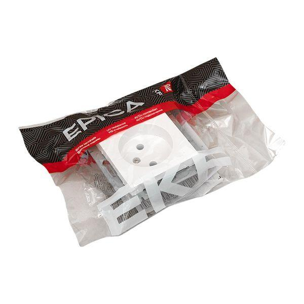 Розетка СП Эпика 16А без заземл. без шторок механизм бел. EKF UP1-SOW-100 ТехноИмпульс