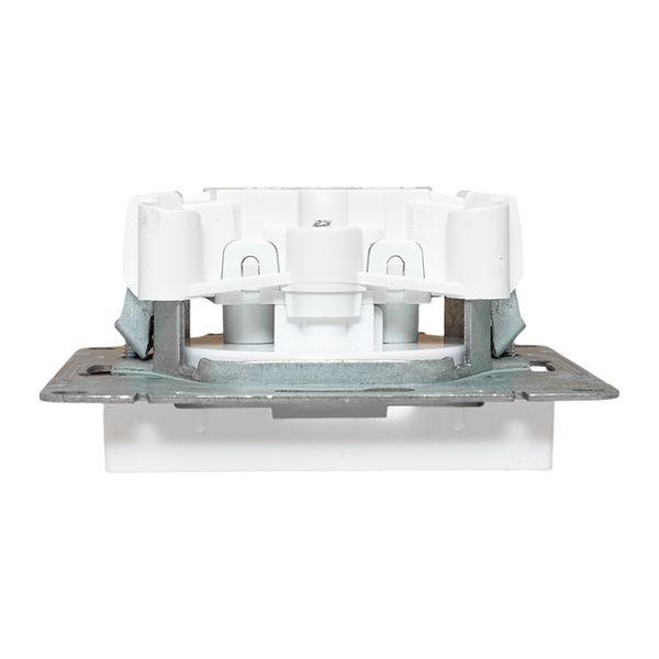 Розетка СП Эпика 16А без заземл. без шторок механизм бел. EKF UP1-SOW-100 ТехноИмпульс