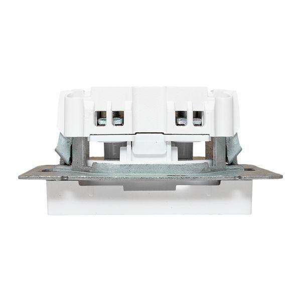 Розетка СП Эпика 16А без заземл. без шторок механизм бел. EKF UP1-SOW-100 ТехноИмпульс