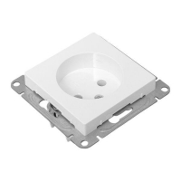 Розетка СП Эпика 16А без заземл. без шторок механизм бел. EKF UP1-SOW-100 ТехноИмпульс