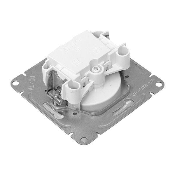 Розетка СП Эпика 16А без заземл. без шторок механизм бел. EKF UP1-SOW-100 ТехноИмпульс