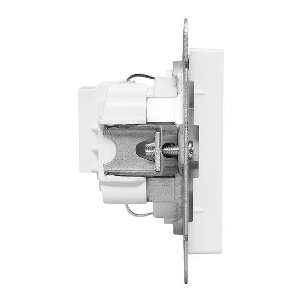 Розетка СП Эпика 16А с заземл. без защ. шторок механизм бел. EKF UP1-SOW-110 ТехноИмпульс