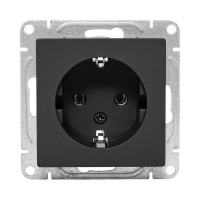 Розетка СП Эпика 16А с заземл. без защ. шторок механизм черн. EKF UP1-SOB-110 ТехноИмпульс