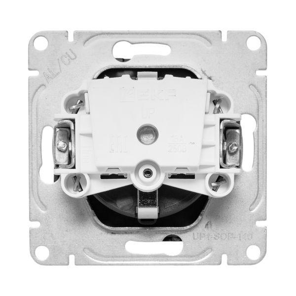 Розетка СП Эпика 16А с заземл. без защ. шторок механизм черн. EKF UP1-SOB-110 ТехноИмпульс