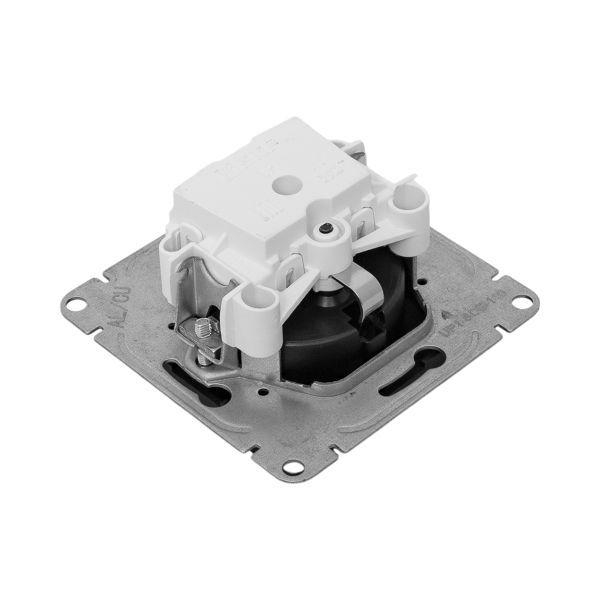 Розетка СП Эпика 16А с заземл. без защ. шторок механизм черн. EKF UP1-SOB-110 ТехноИмпульс