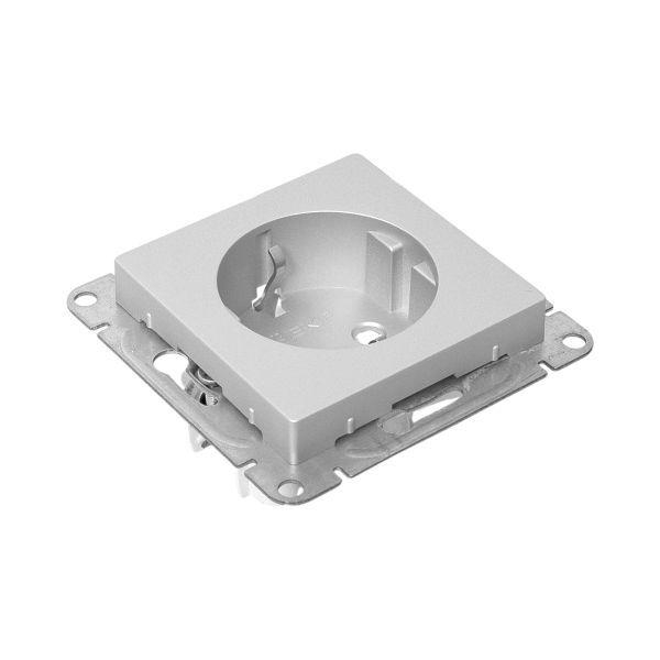 Розетка СП Эпика 16А с заземл. защ. шторки механизм алюм. EKF UP1-SOA-111 ТехноИмпульс