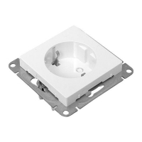 Розетка СП Эпика 16А с заземл. защ. шторки механизм бел. EKF UP1-SOW-111 ТехноИмпульс