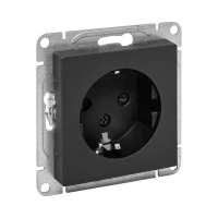 Розетка СП Эпика 16А с заземл. защ. шторки механизм черн. EKF UP1-SOB-111 ТехноИмпульс