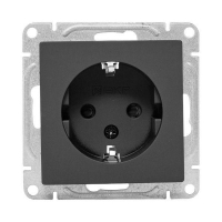 Розетка СП Эпика 16А с заземл. защ. шторки механизм черн. EKF UP1-SOB-111 ТехноИмпульс