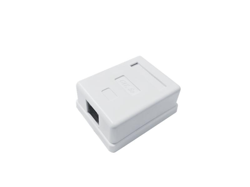 Розетка компьютерная 8P8C (RJ45) UTP кат.5E 1 порт TOKOV ELECTRIC TKE-SMB-8P8C-1P-UTP ТехноИмпульс