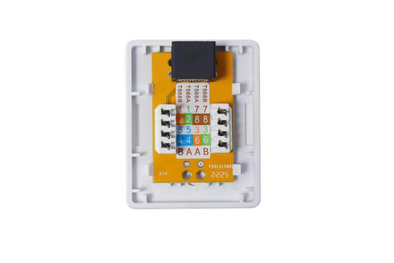 Розетка компьютерная 8P8C (RJ45) UTP кат.5E 1 порт TOKOV ELECTRIC TKE-SMB-8P8C-1P-UTP ТехноИмпульс