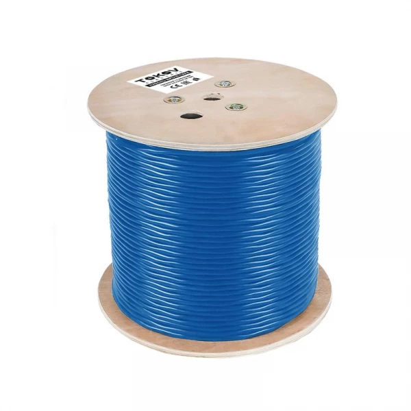 Кабель витая пара F/UTP 4х2х23AWG(0.57мм) кат.6 PVC indoor Fluked tested 305м (м) PRO TOKOV ELECTRIC TKP-C08-F/UTP-42-6-305 ТехноИмпульс